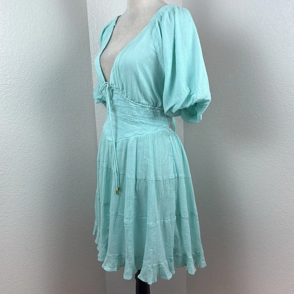 Free People Perfect Day Mini in Clear Skies Size Large NWT - Picture 7 of 15